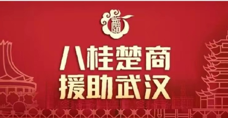 八桂楚商，援助武漢